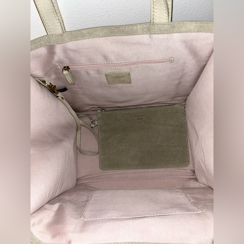 NWT Margot Olive Green Tote Bag - Picture 6 of 7